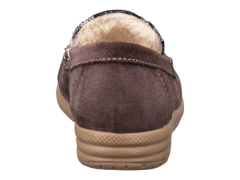 【REDWOOD RIVER×MINNETONKA(R)】 ファー付きモカシン