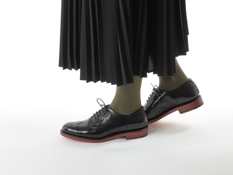 革底ウイングチップ